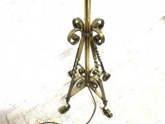 Benham and Froud. An Arts Crafts copper and brass telescopic electric standard lamp - Thumbnail 8