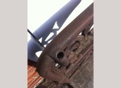 Dr Christopher Dresser. A Coalbrookdale garden canopy bench - Thumbnail 6