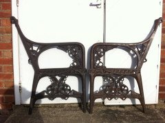 Dr Christopher Dresser. A Coalbrookdale garden canopy bench - Thumbnail 7