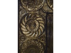 Thomas Jeckyll for Barnard Bishop and Barnard. An extremely rare and important Anglo-Japanese brass and gilt fireplace insert - Thumbnail 2