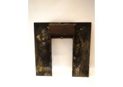 Thomas Jeckyll for Barnard Bishop and Barnard. An extremely rare and important Anglo-Japanese brass and gilt fireplace insert - Thumbnail 3