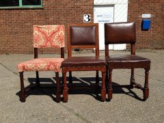 A W N Pugin for Gillows. Two almost identical sets of Gothic Revival oak dining chairs designed for The House Of Lords - Thumbnail 1