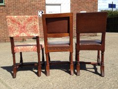 A W N Pugin for Gillows. Two almost identical sets of Gothic Revival oak dining chairs designed for The House Of Lords - Thumbnail 3