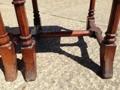 A W N Pugin for Gillows. Two almost identical sets of Gothic Revival oak dining chairs designed for The House Of Lords - Thumbnail 5