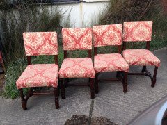 A W N Pugin for Gillows. Two almost identical sets of Gothic Revival oak dining chairs designed for The House Of Lords - Thumbnail 8