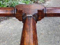 A W N Pugin for Gillows. Two almost identical sets of Gothic Revival oak dining chairs designed for The House Of Lords - Thumbnail 17