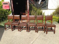 A W N Pugin for Gillows. Two almost identical sets of Gothic Revival oak dining chairs designed for The House Of Lords - Thumbnail 20