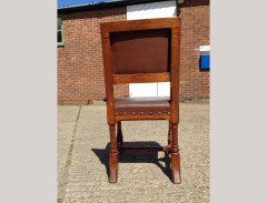 A W N Pugin for Gillows. Two almost identical sets of Gothic Revival oak dining chairs designed for The House Of Lords - Thumbnail 31