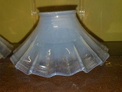 A Pair of French Style Milky Glass Shade - Thumbnail 3