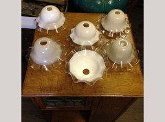 A Set of Six Milky White Shade - Thumbnail 2