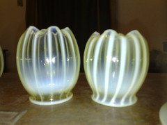 A rare petite pair of Vaseline stripe shade - Thumbnail 3