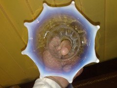 A rare pair of Vaseline spider web shade - Thumbnail 3