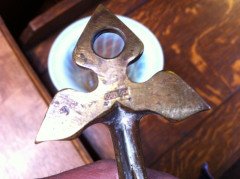 WAS Benson. A rare copper and brass table lamp - Thumbnail 9