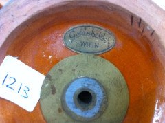 A colourful 1930's pottery lamp - Thumbnail 12