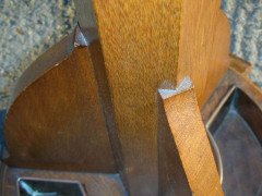 Arthur Simpson. A rare Arts and Crafts hatstand with a copper lantern to the top - Thumbnail 12