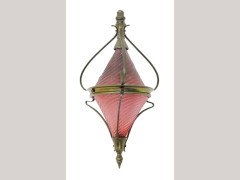 WAS Benson. A rare double conical hanging lamp - Thumbnail 1