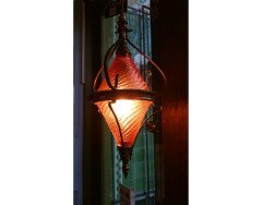 WAS Benson. A rare double conical hanging lamp - Thumbnail 2