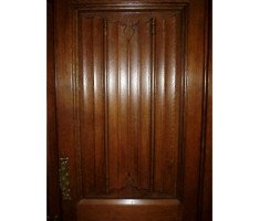 A W N Pugin for J G Crace. An important Gothic Revival oak treble wardrobe of superior quality - Thumbnail 12