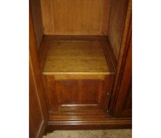 A W N Pugin for J G Crace. An important Gothic Revival oak treble wardrobe of superior quality - Thumbnail 13