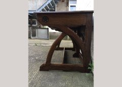 A W N Pugin. An important early oak desk. - Thumbnail 6