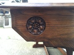 A W N Pugin. An important early oak desk. - Thumbnail 8