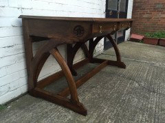 A W N Pugin. An important early oak desk. - Thumbnail 10