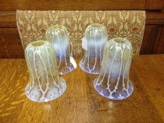 Collection of four Vaseline shade with vein detailing - Thumbnail 1