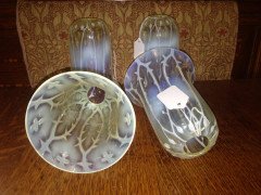 Collection of four Vaseline shade with vein detailing - Thumbnail 4