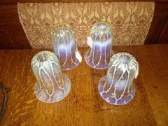 Collection of four Vaseline shade with vein detailing - Thumbnail 6