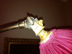 WAS Benson. A rare three branch adjustable standard lamp with extending and inverting shades - Thumbnail 9
