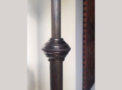 WAS Benson. A rare three branch adjustable standard lamp with extending and inverting shades - Thumbnail 10