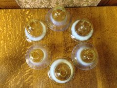 Two sets of three almost matching Vaseline shade - Thumbnail 11