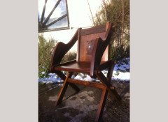A Gothic Revival Glastonbury armchair - Thumbnail 1