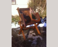 A Gothic Revival Glastonbury armchair - Thumbnail 3