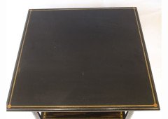 E W Godwin for William Watt. An important Anglo-Japanese ebonised and inlaid side table - Thumbnail 3