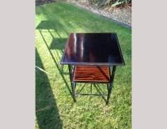 E W Godwin for William Watt. An important Anglo-Japanese ebonised and inlaid side table - Thumbnail 5