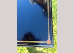 E W Godwin for William Watt. An important Anglo-Japanese ebonised and inlaid side table - Thumbnail 8