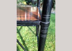 E W Godwin for William Watt. An important Anglo-Japanese ebonised and inlaid side table - Thumbnail 12