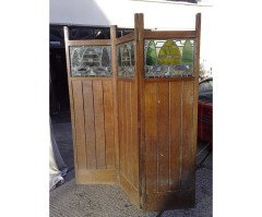 C F A Voysey for Liberty and Co. An iconic Arts and Crafts oak three fold screen Wyburd Studio's - Thumbnail 4