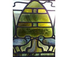 C F A Voysey for Liberty and Co. An iconic Arts and Crafts oak three fold screen Wyburd Studio's - Thumbnail 12