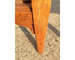 Arthur Simpson. An armchair with shaped back and original ratten drop - Thumbnail 7