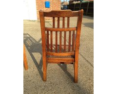 Arthur Simpson. An armchair with shaped back and original ratten drop - Thumbnail 15