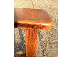 Arthur Simpson. An armchair with shaped back and original ratten drop - Thumbnail 16