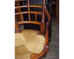 E W Godwin for William Watt. A Jacobean or Old English office swivel armchair - Thumbnail 8