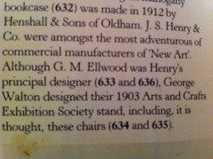 George Walton. A good pair of Arts and Crafts chairs - Thumbnail 7
