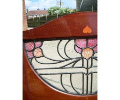 G M Ellwood for J S Henry. A stunning pure Arts and Crafts desk - Thumbnail 10