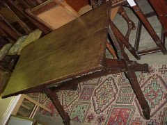 E W Godwin. A rare and early trestle table for Northampton Town Hall - Thumbnail 1