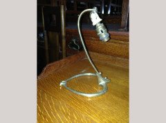 WAS Benson. A brass swan table with heart shaped base - Thumbnail 2