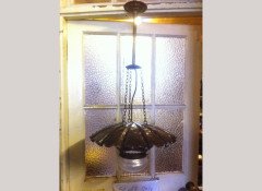 WAS Benson (style of). A good quality Arts and Crafts copper ceiling light - Thumbnail 1