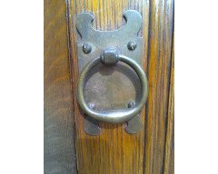Arthur Simpson. An exceptional quality Arts and Crafts corner cupboard - Thumbnail 9